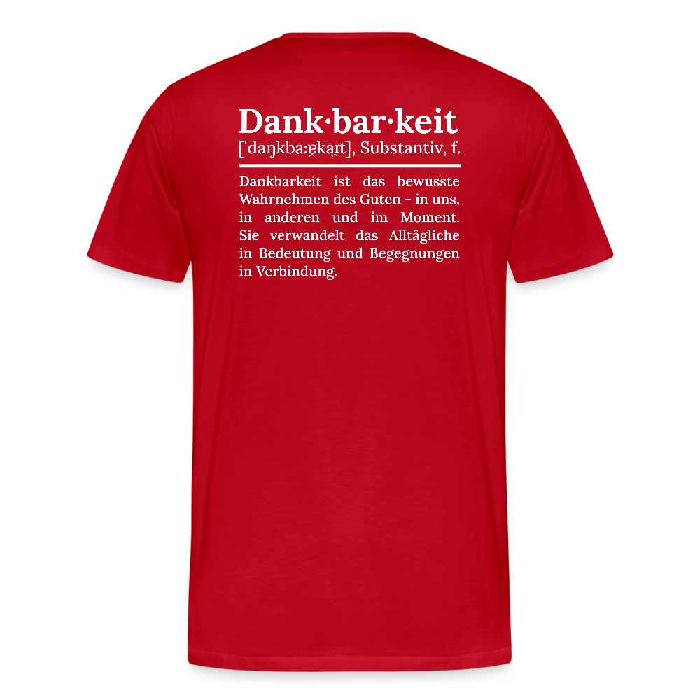 Männer Premium T-Shirt - Rot
