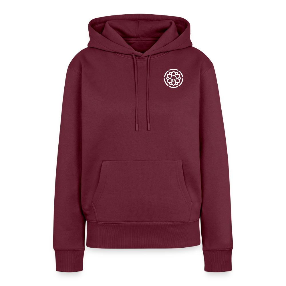 Frauen Premium Hoodie - Burgunderrot