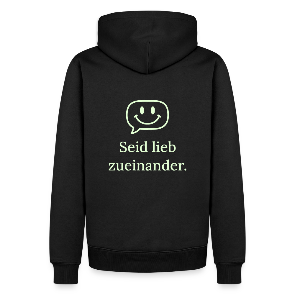 Männer Premium Hoodie - Schwarz