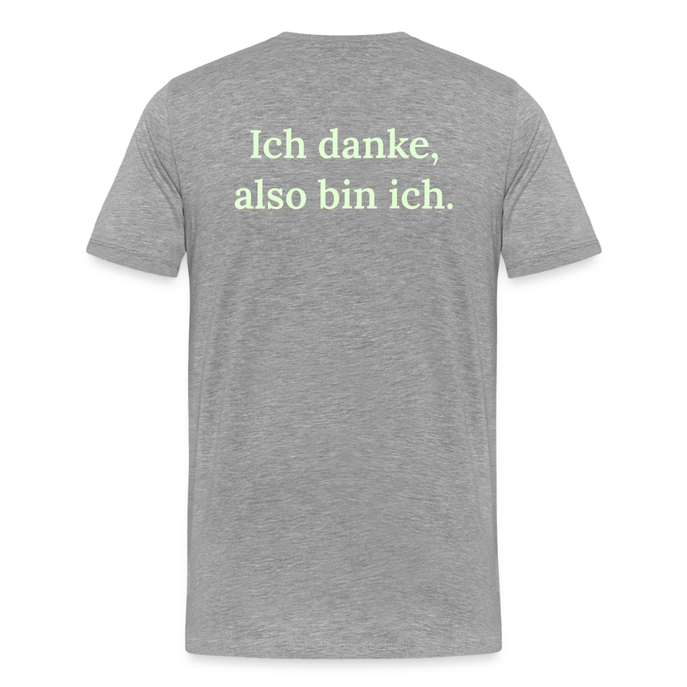 Männer Premium T-Shirt - Grau meliert