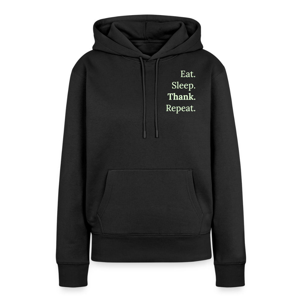 Frauen Premium Hoodie - Schwarz
