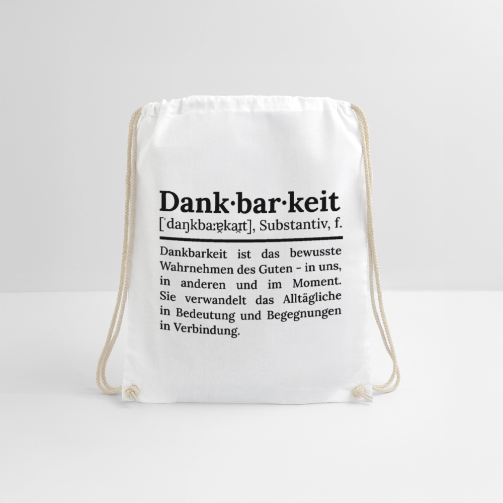 Turnbeutel - Weiß