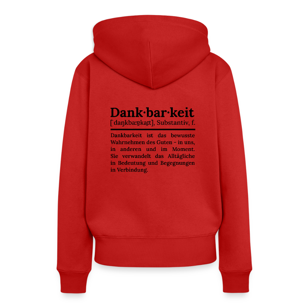 Frauen Premium Hoodie - Rot