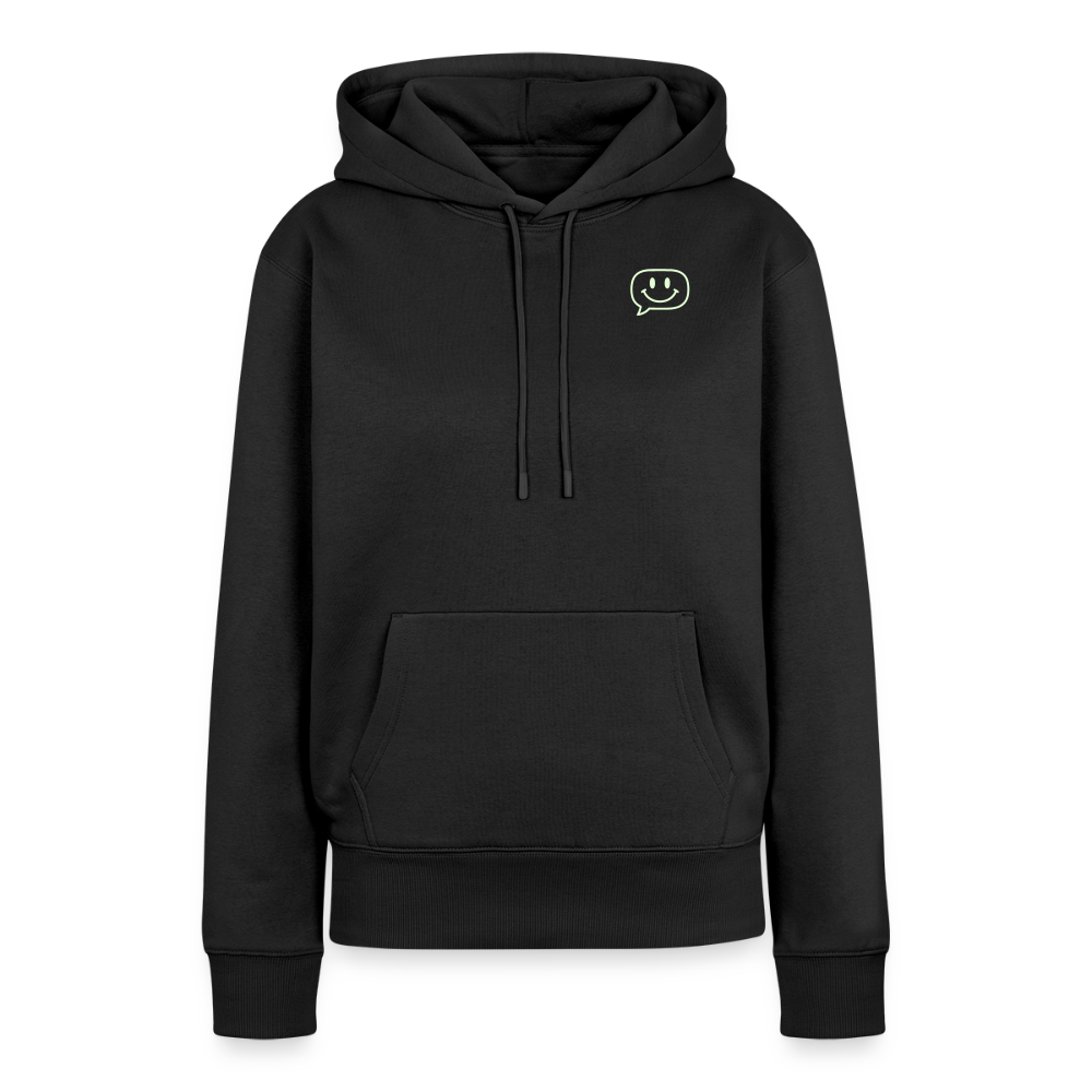 Frauen Premium Hoodie - Schwarz