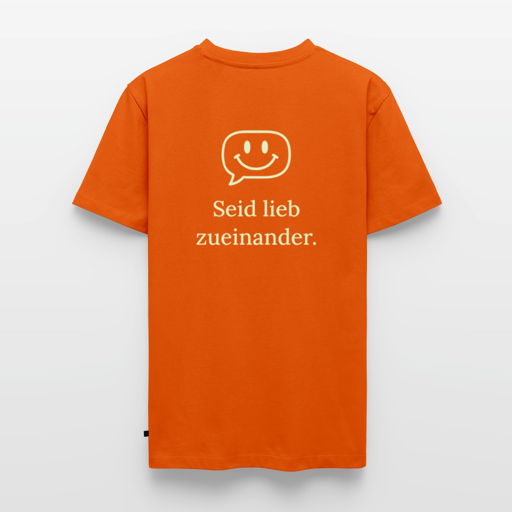 Männer Premium T-Shirt - Orange 
