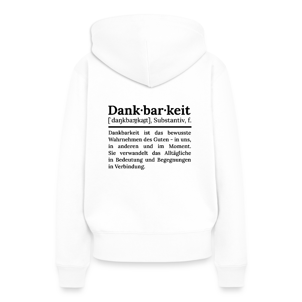 Frauen Premium Hoodie - Weiß