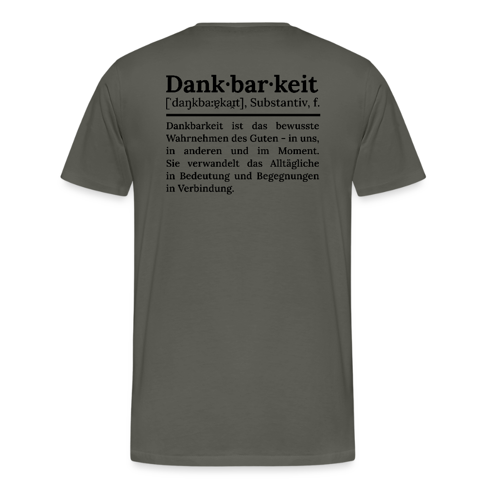 Männer Premium T-Shirt - Asphalt