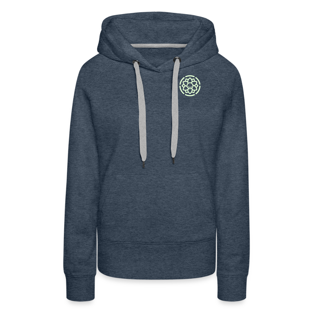 Frauen Premium Hoodie - Jeansblau