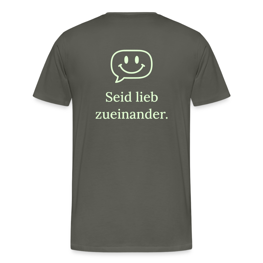 Männer Premium T-Shirt - Asphalt