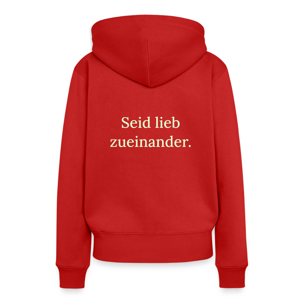 Frauen Premium Hoodie - Rot