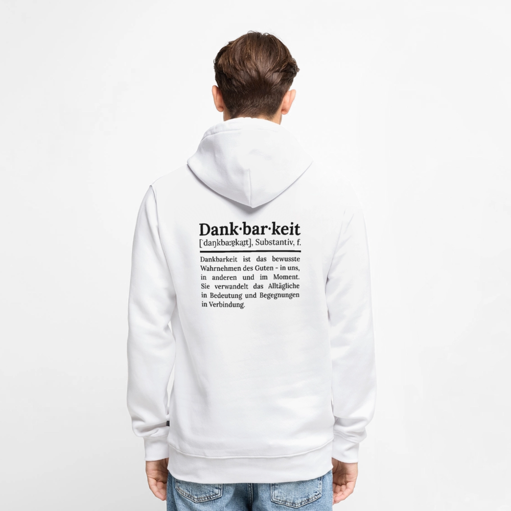 Männer Premium Hoodie - Weiß