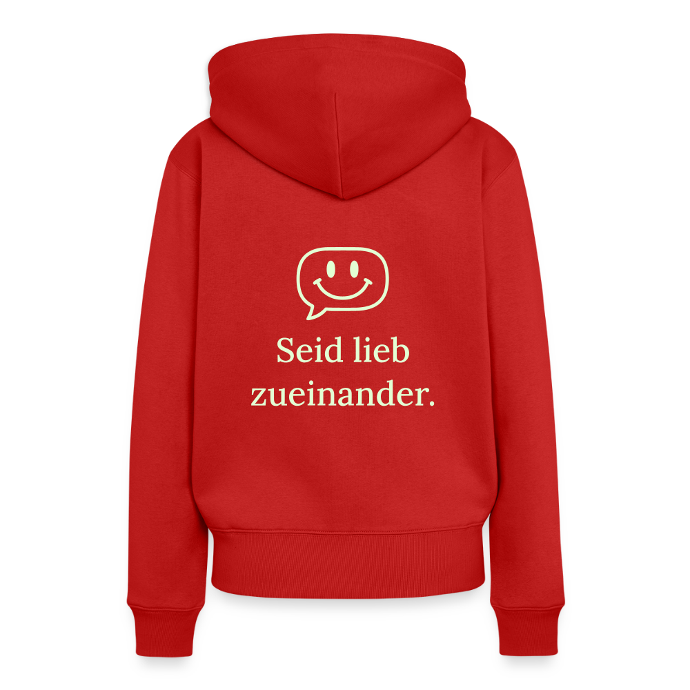 Frauen Premium Hoodie - Rot