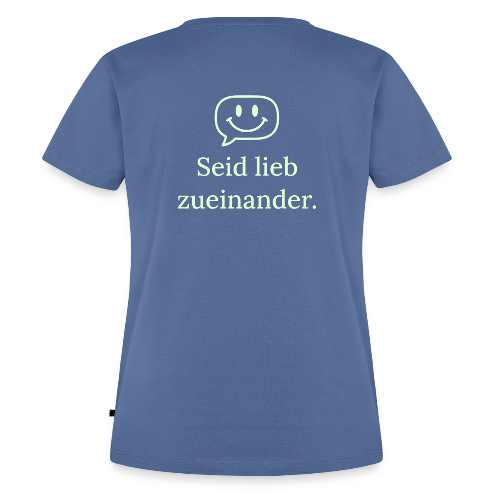 Frauen Premium T-Shirt - Taubenblau
