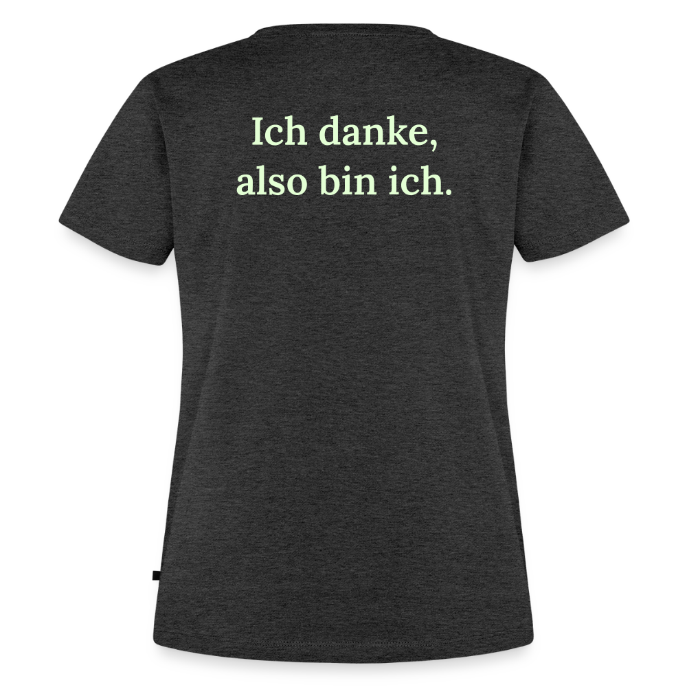 Frauen Premium T-Shirt - Anthrazit meliert