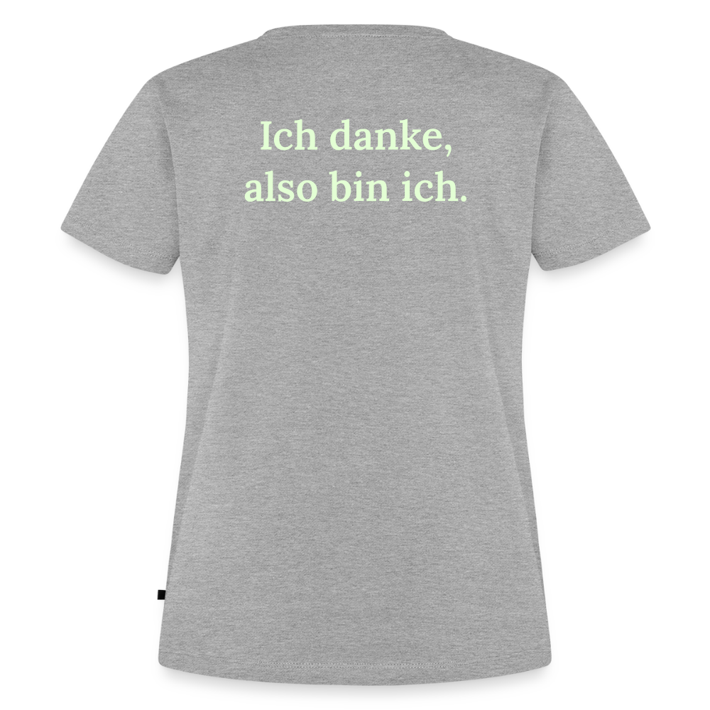 Frauen Premium T-Shirt - Grau meliert
