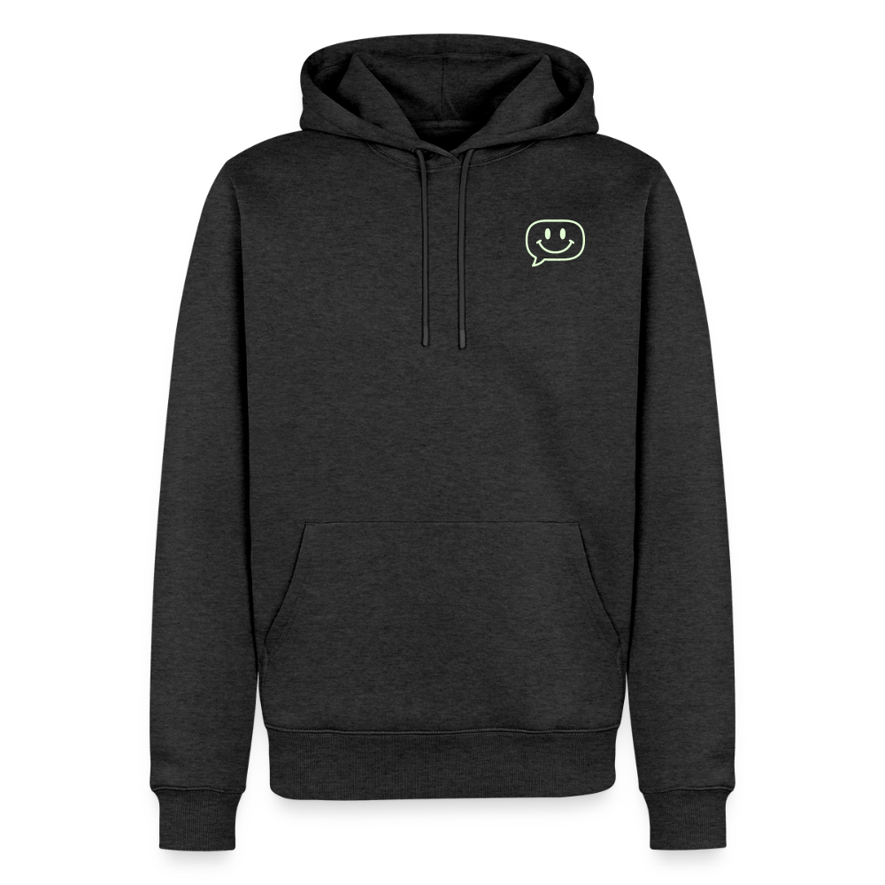 Männer Premium Hoodie - Anthrazit meliert