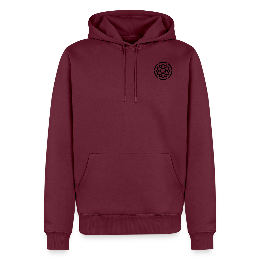 Männer Premium Hoodie - Burgunderrot