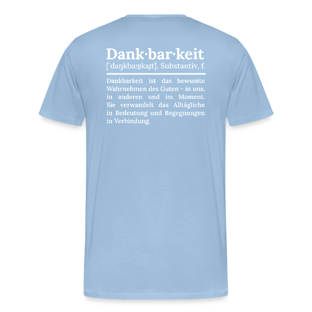 Männer Premium T-Shirt - Sky