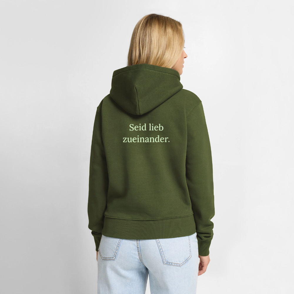 Frauen Premium Hoodie - Khaki