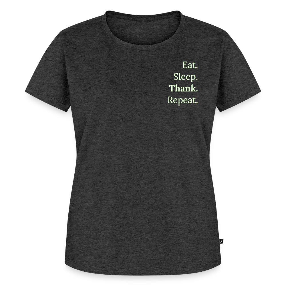 Frauen Premium T-Shirt - Anthrazit meliert