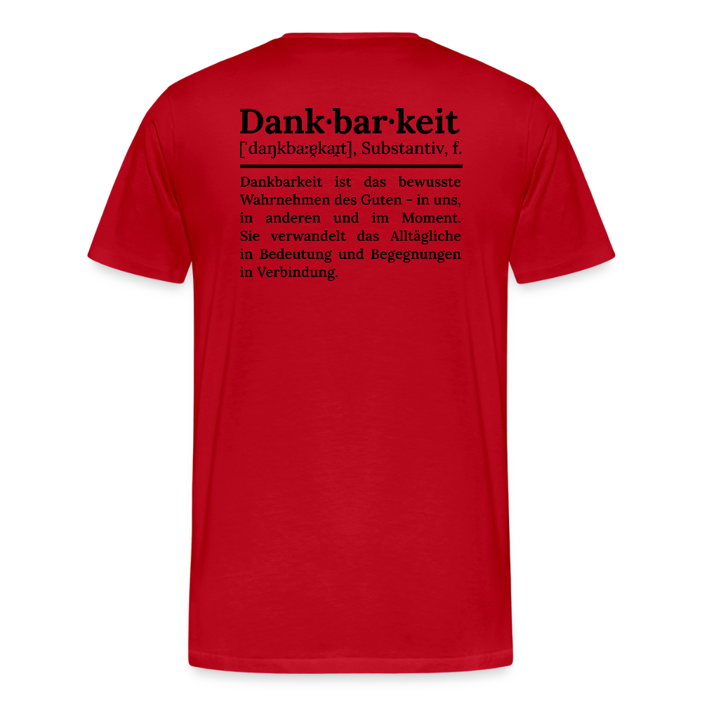 Männer Premium T-Shirt - Rot