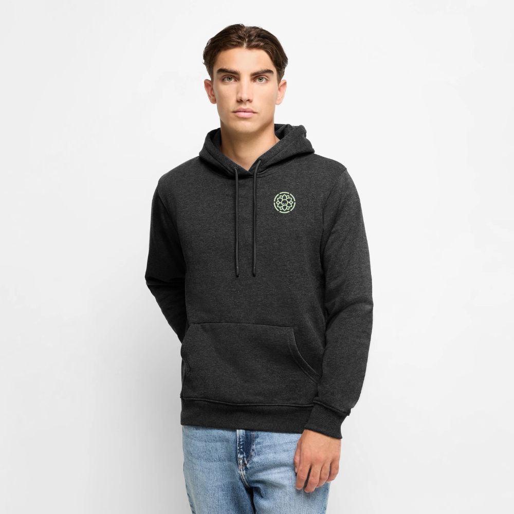 Männer Premium Hoodie - Anthrazit meliert