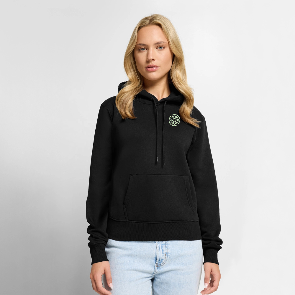 Frauen Premium Hoodie - Schwarz