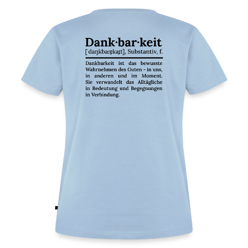 Frauen Premium T-Shirt - Hellblau