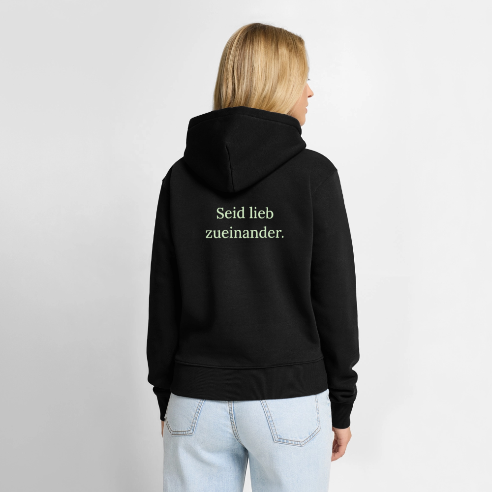 Frauen Premium Hoodie - Schwarz