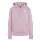 Design-Hoodie „Eat. Sleep. Thank. Repeat.“ für Damen aus Bio-Baumwolle, Farbe: rosa - Dankfabrik.