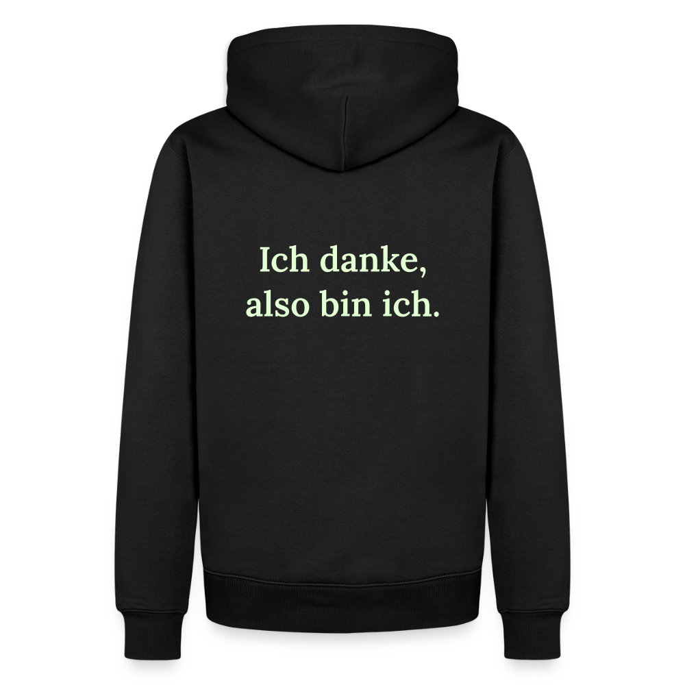 Männer Premium Hoodie - Schwarz