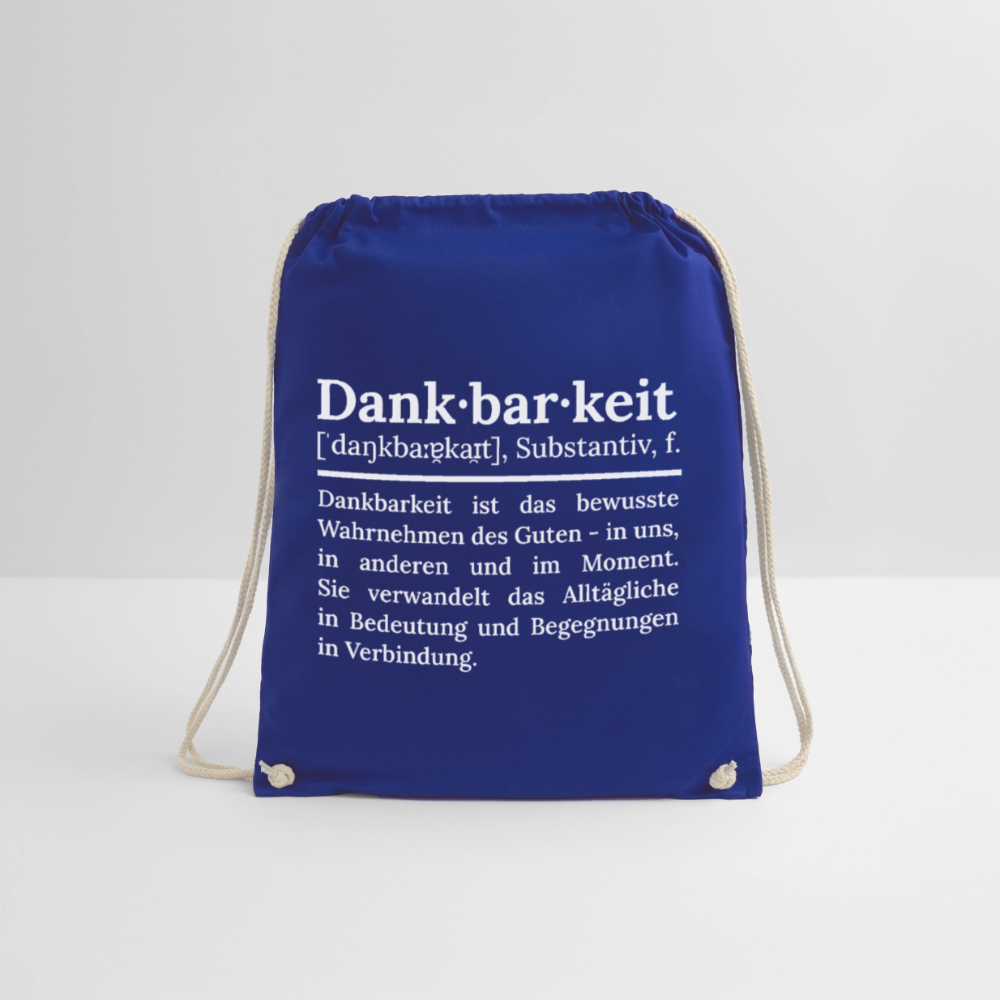 Turnbeutel - Königsblau