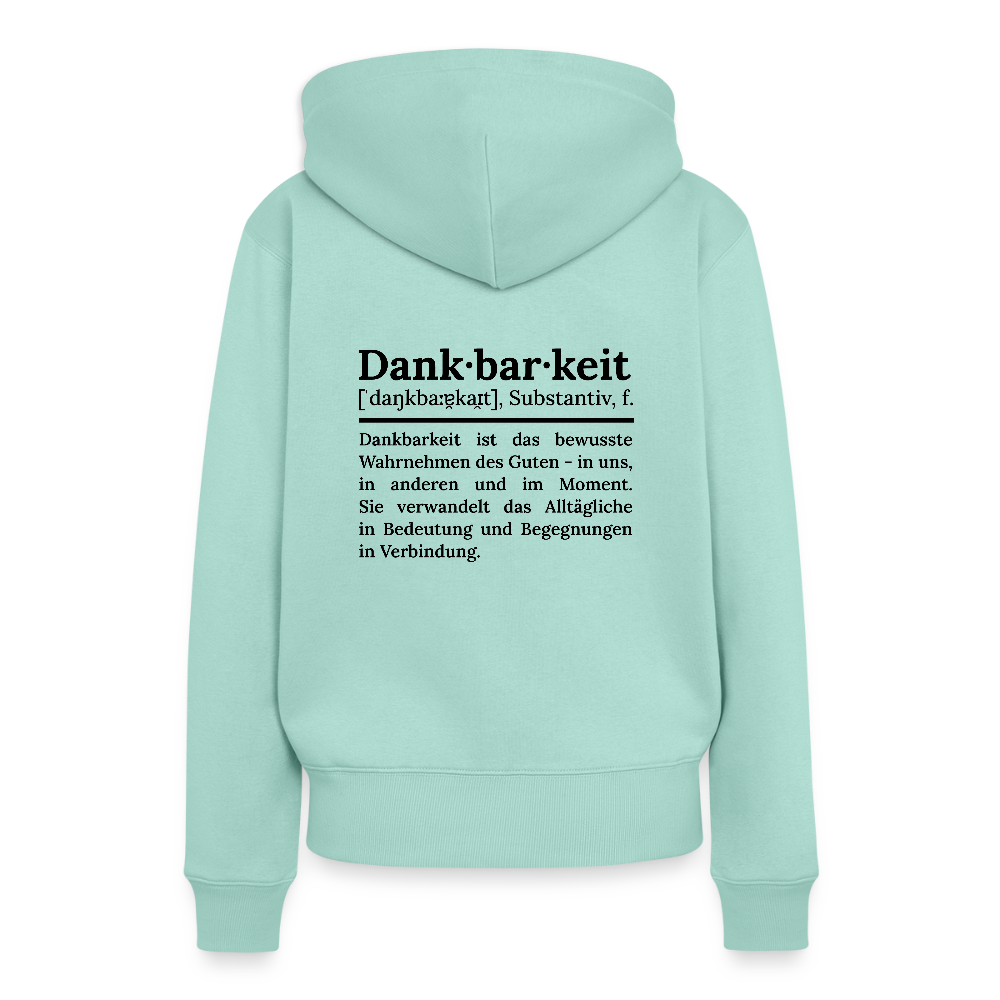 Frauen Premium Hoodie - Mint 