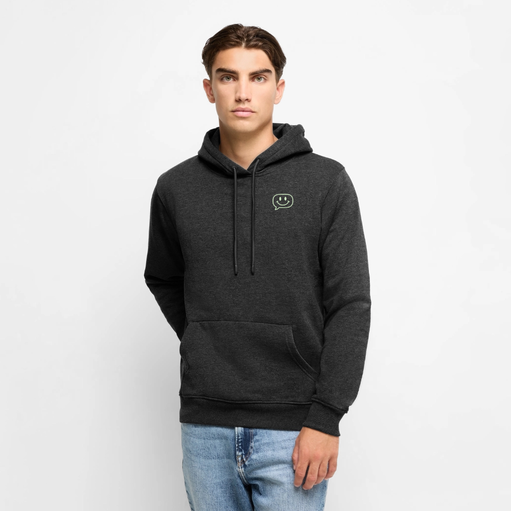 Männer Premium Hoodie - Anthrazit meliert