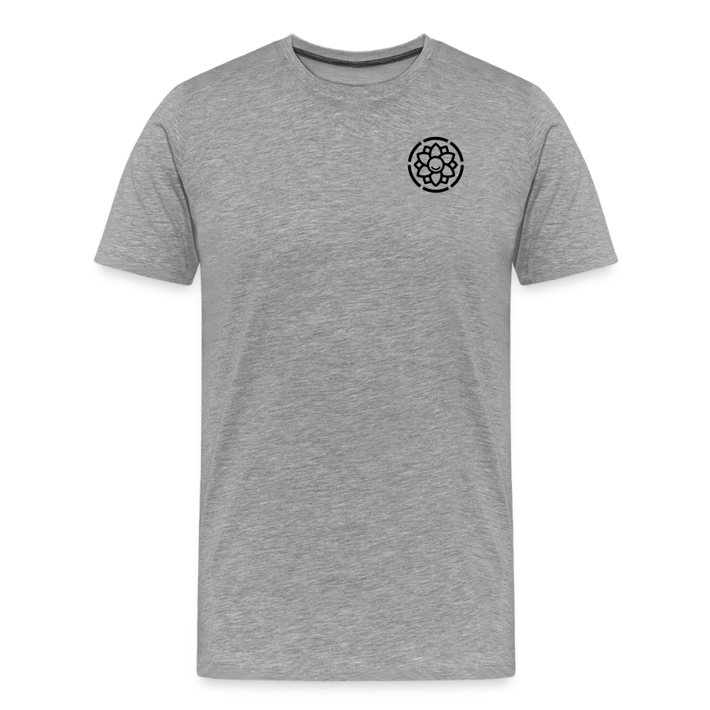 Männer Premium T-Shirt - Grau meliert