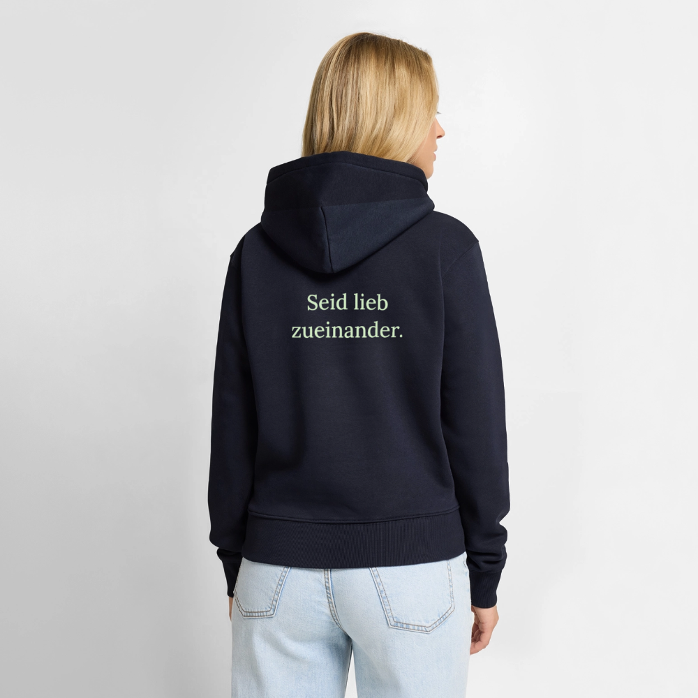 Frauen Premium Hoodie - Navy