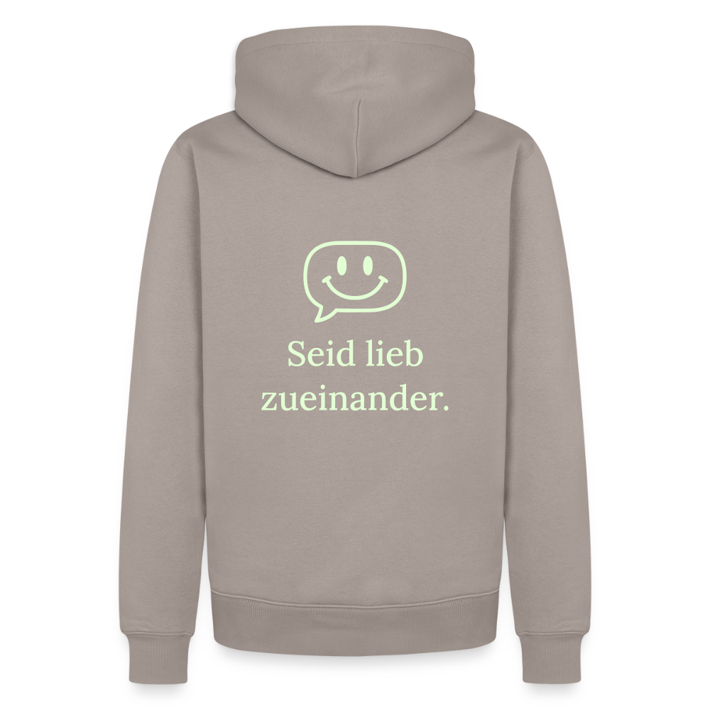 Männer Premium Hoodie - Taupe