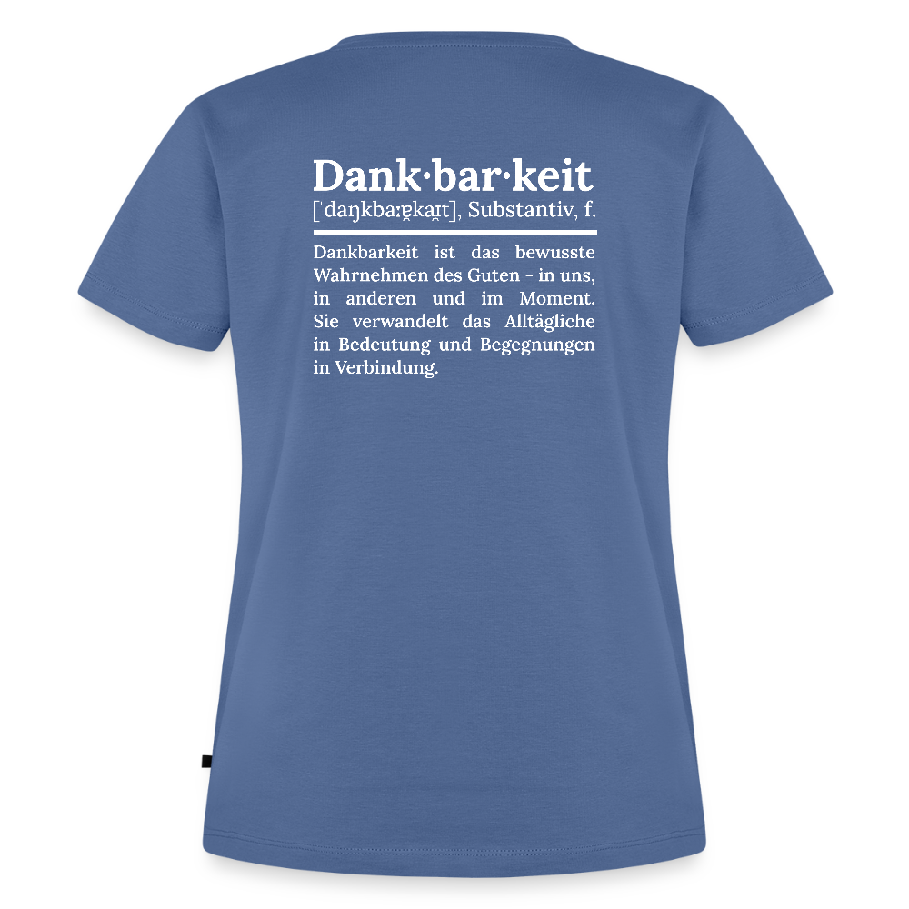 Frauen Premium T-Shirt - Taubenblau