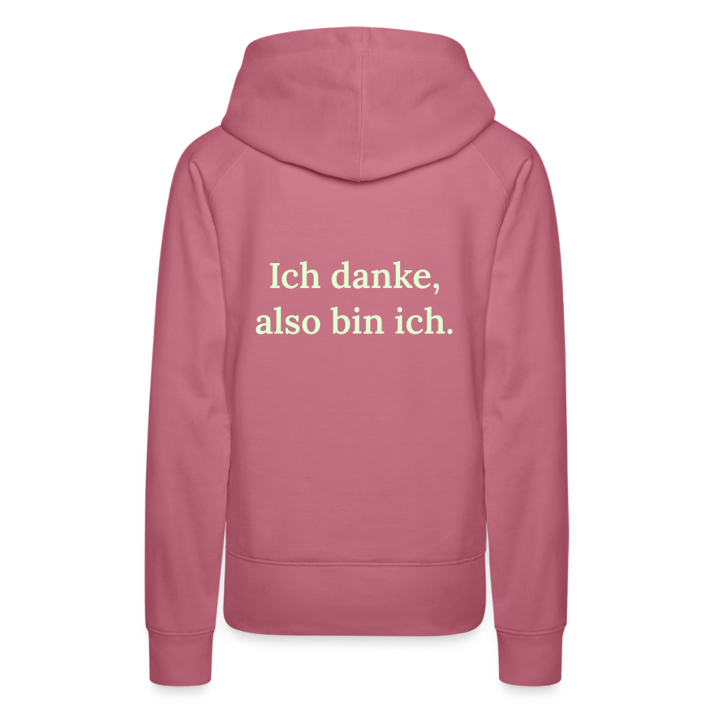 Frauen Premium Hoodie - Malve