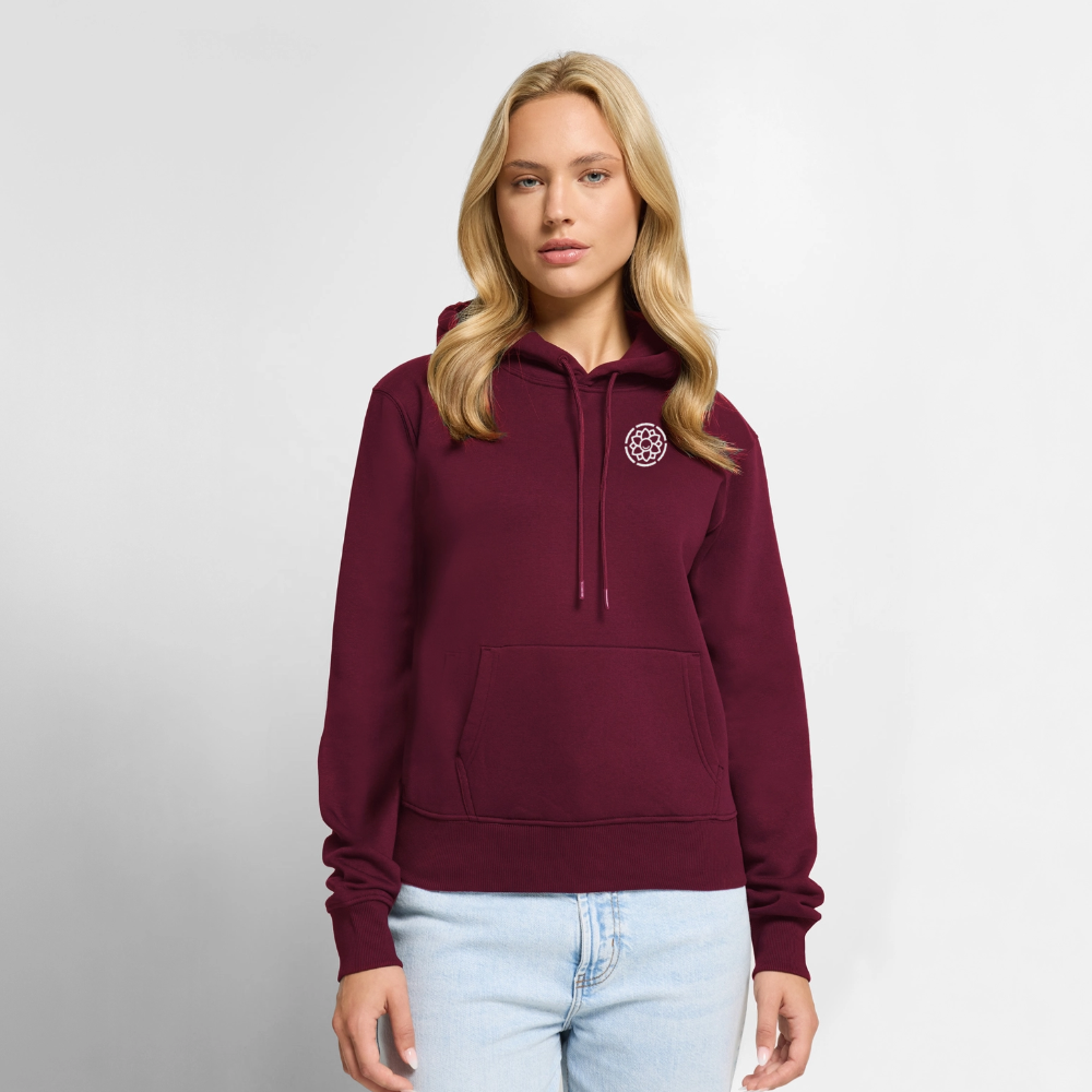 Frauen Premium Hoodie - Burgunderrot