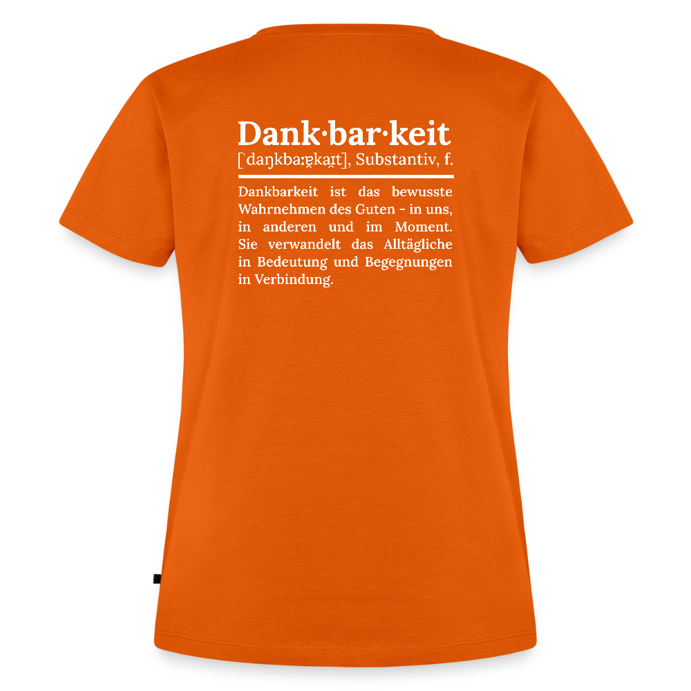 Frauen Premium T-Shirt - Orange 