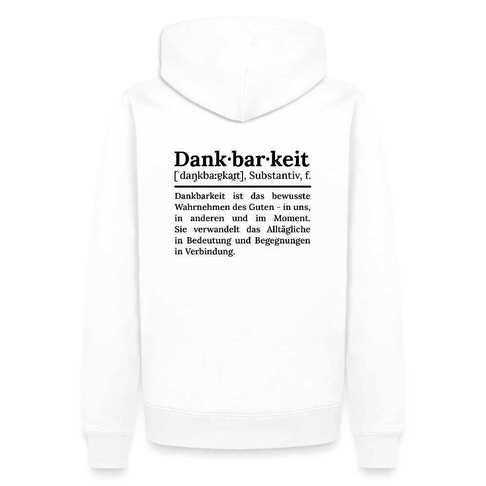 Männer Premium Hoodie - Weiß