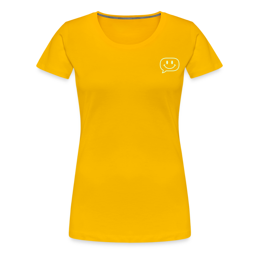 Frauen Premium T-Shirt - Sonnengelb