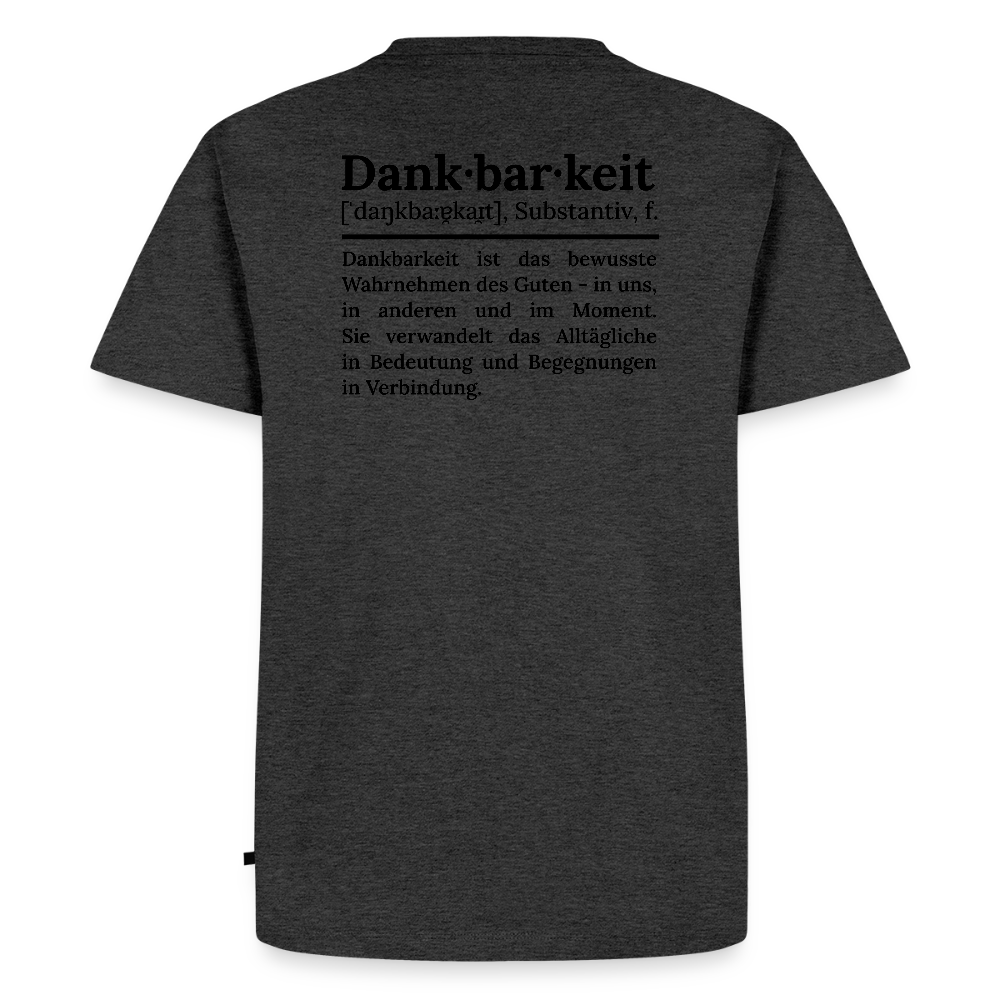 Männer Premium T-Shirt - Anthrazit meliert