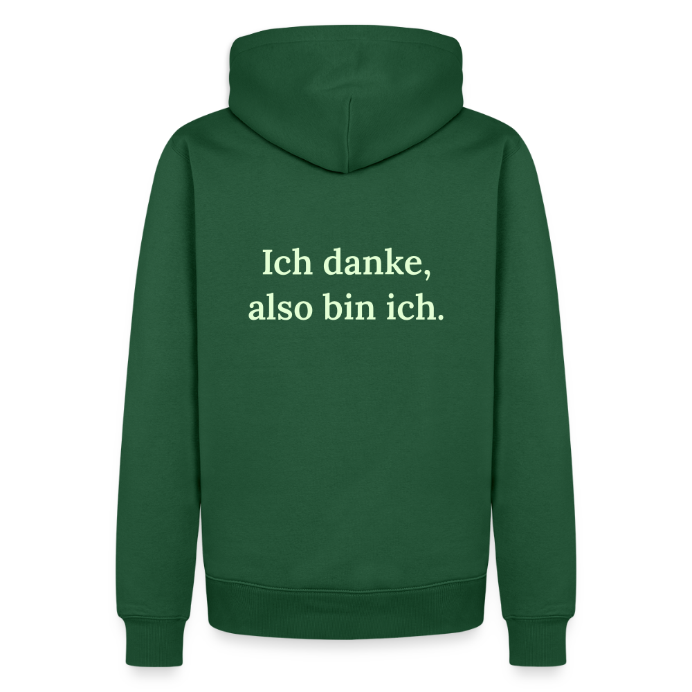 Männer Premium Hoodie - Flaschengrün