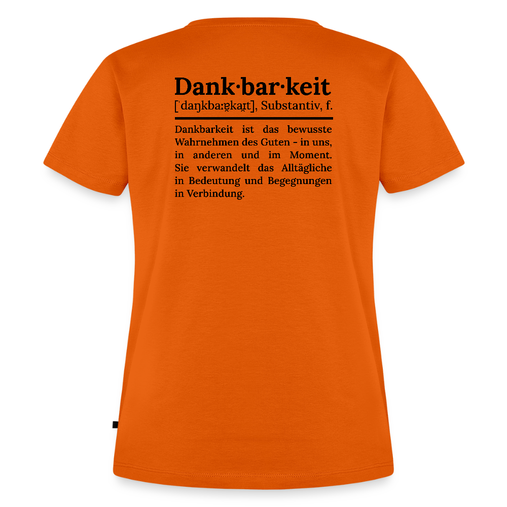 Frauen Premium T-Shirt - Orange 