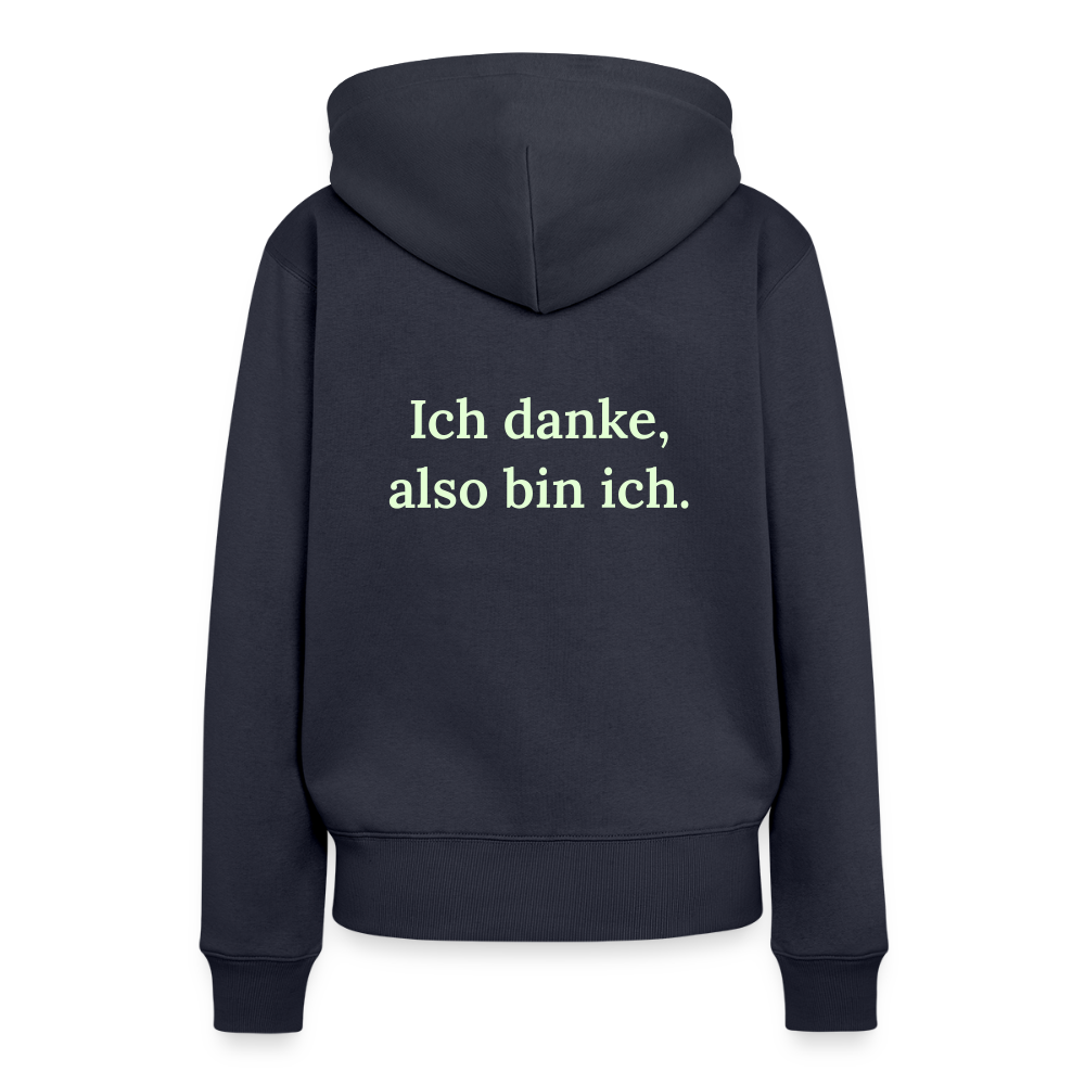 Frauen Premium Hoodie - Navy