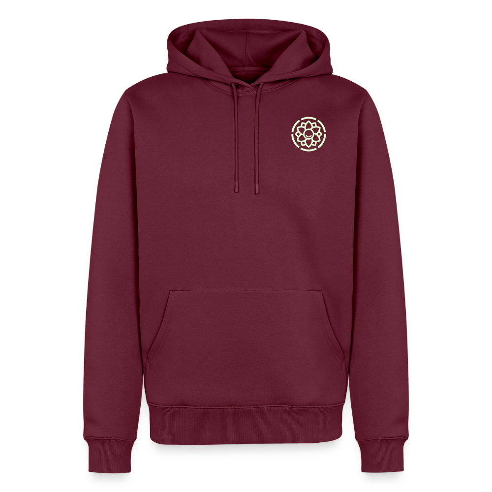 Männer Premium Hoodie - Burgunderrot