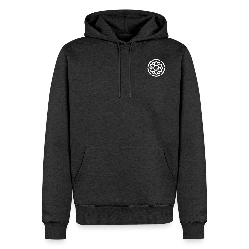 Männer Premium Hoodie - Anthrazit meliert
