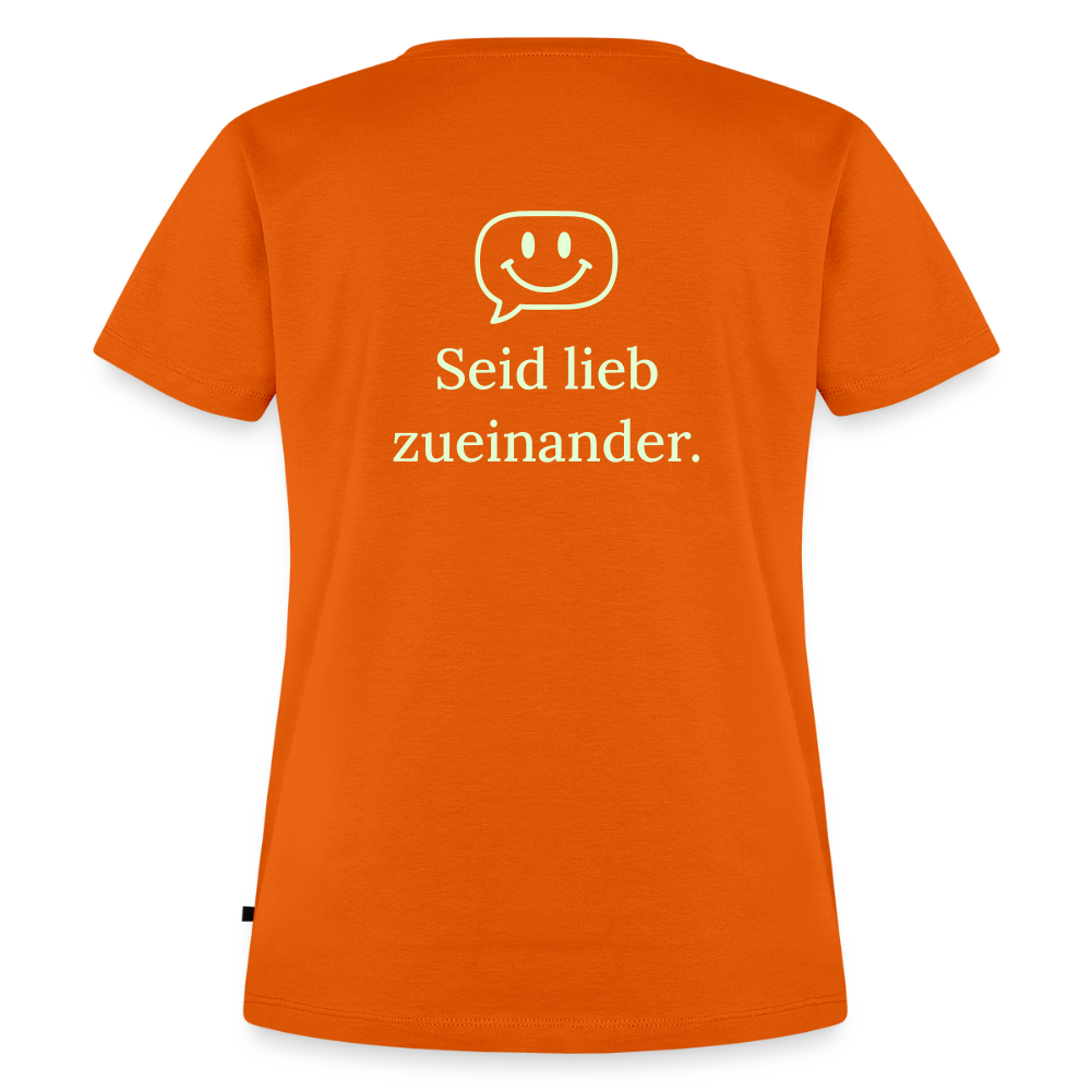 Frauen Premium T-Shirt - Orange 